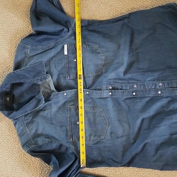 Calvin Klein denim blouse - Picture 15 of 15